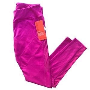 NWT Zella Slim Fit Live-in Zeltek Ultimate Stretch Hot Pink Leggings Size Large